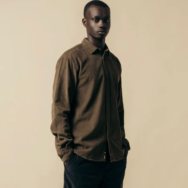 Kestin Dirleton Shirt Dark Olive