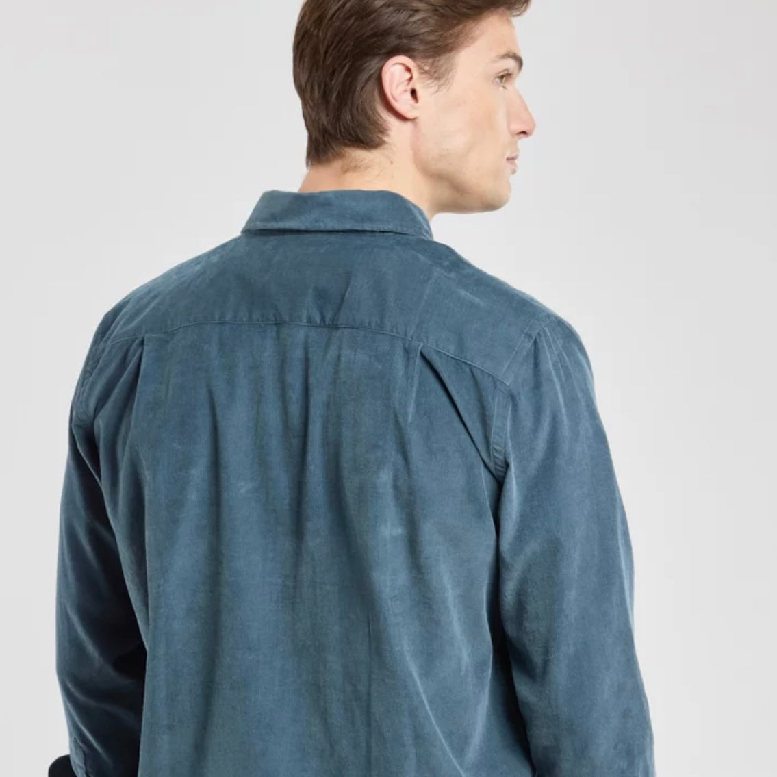 Armor-Lux Corduroy Overshirt Winterblue