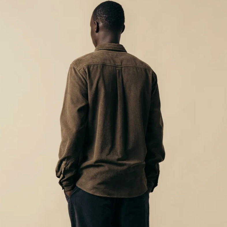 Kestin Dirleton Shirt Dark Olive