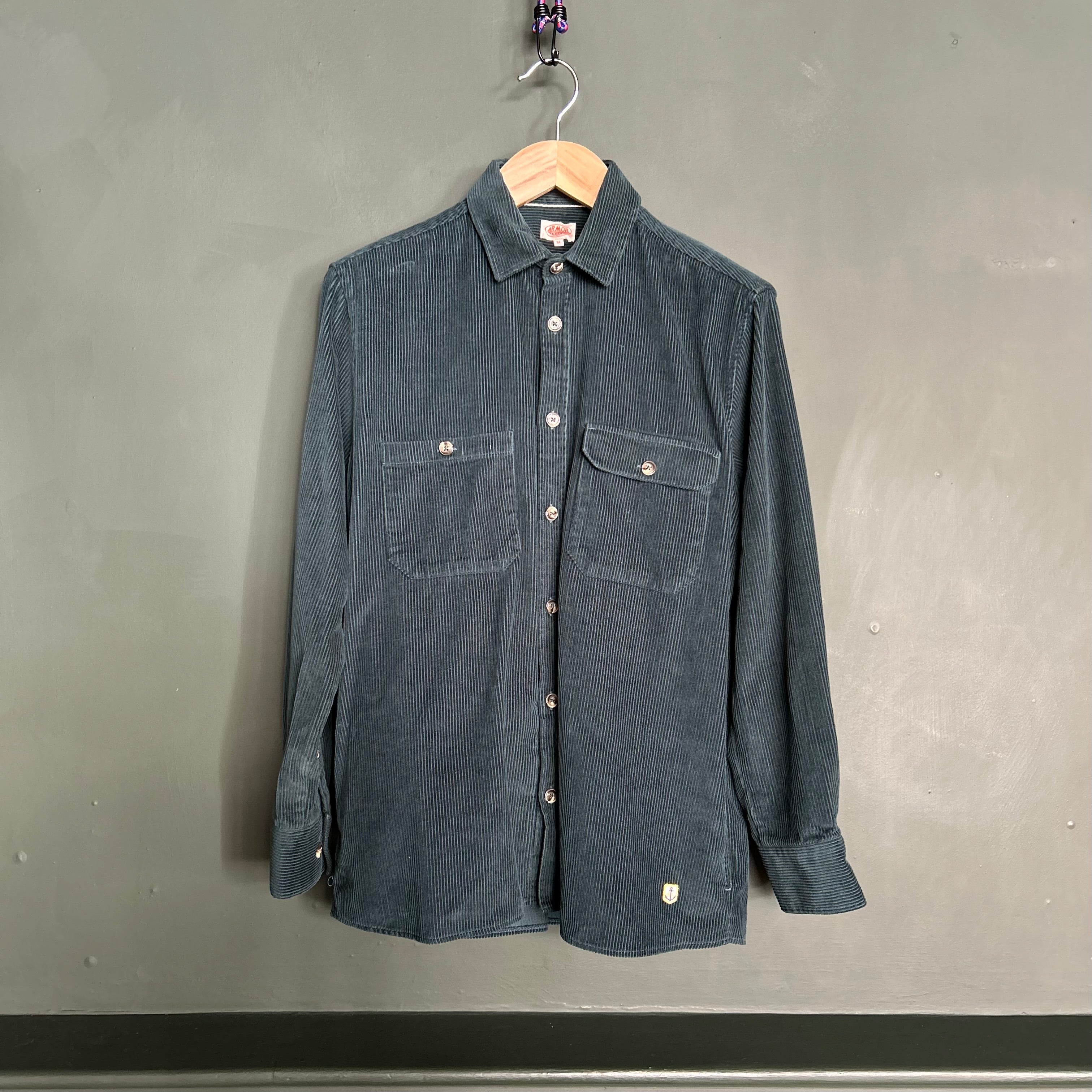 Armor-Lux Corduroy Overshirt Dark Storm