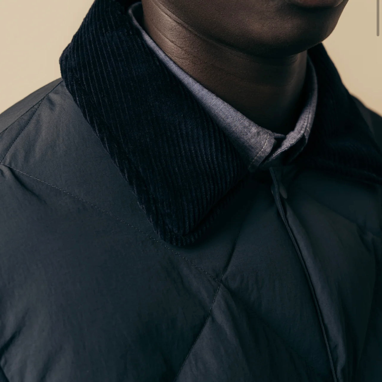 Kestin Dunbar Padded Jacket Charcoal