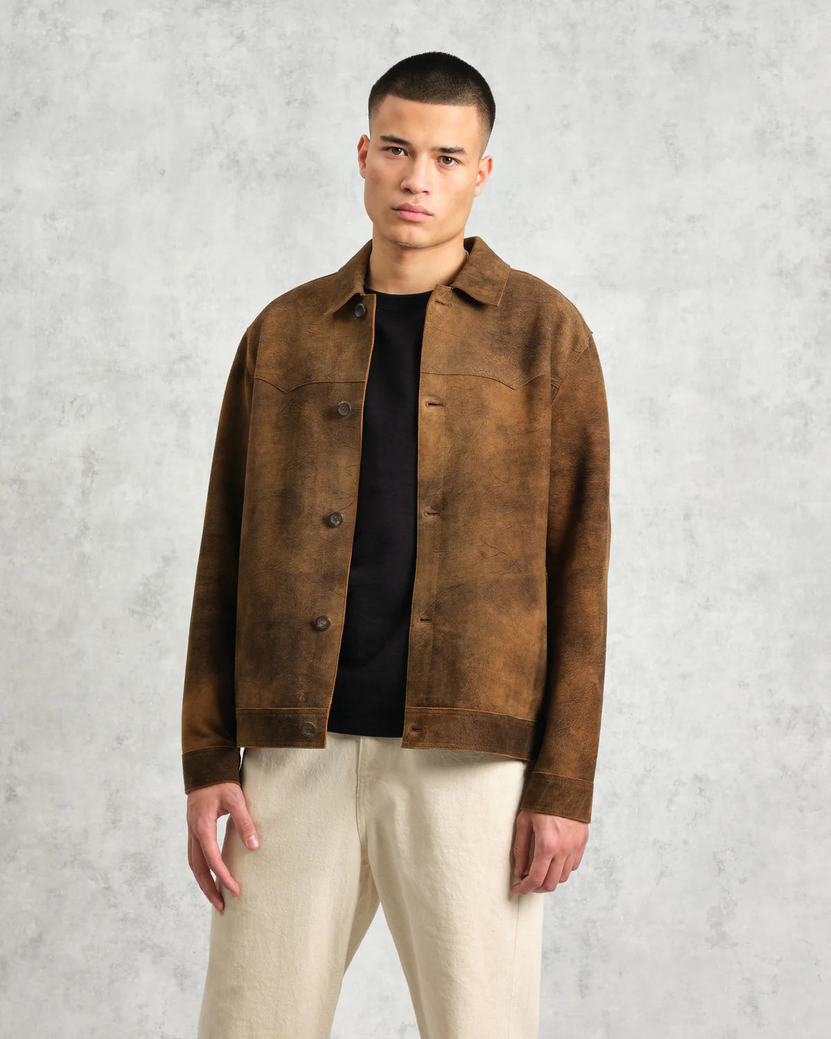 Wax London Fen Suede Jacket