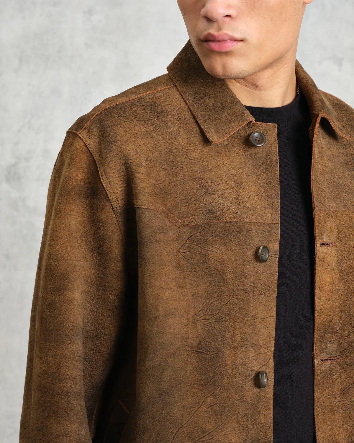 Wax London Fen Suede Jacket